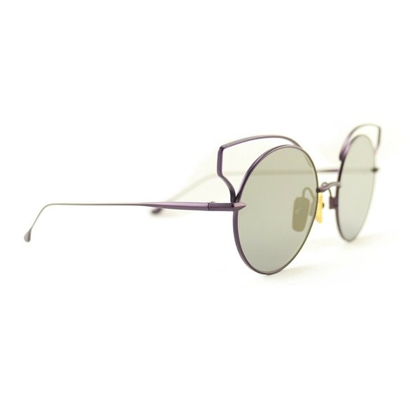 DITA Round Women Purple Metal Frame